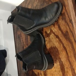 Women's Black Platform Boots